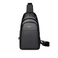 男士斜挎包胸前包挂包大容量商务休闲多功能骑手斜挎包箱包皮具